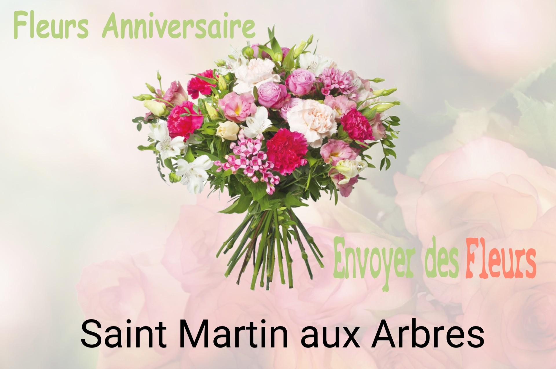 Bouquet de fleurs d’anniversaire livré à Saint-Martin-aux-Arbres